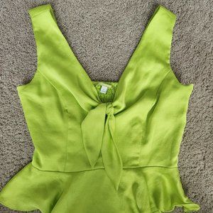 Bright Green Short Top